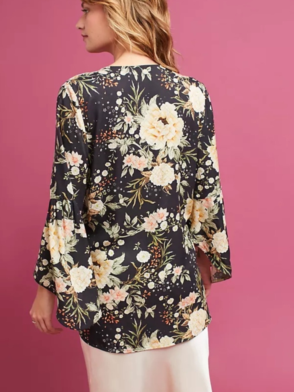 FARM Rio Bell Sleeve Floral Kimono One Size - Picture 3 of 10
